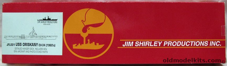 Jim Shirley Productions 1/700 USS Oriskany CV34 (1960s) Aircraft Carrier, JFL001 plastic model kit